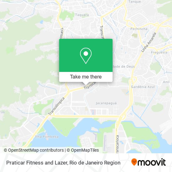 Praticar Fitness and Lazer map
