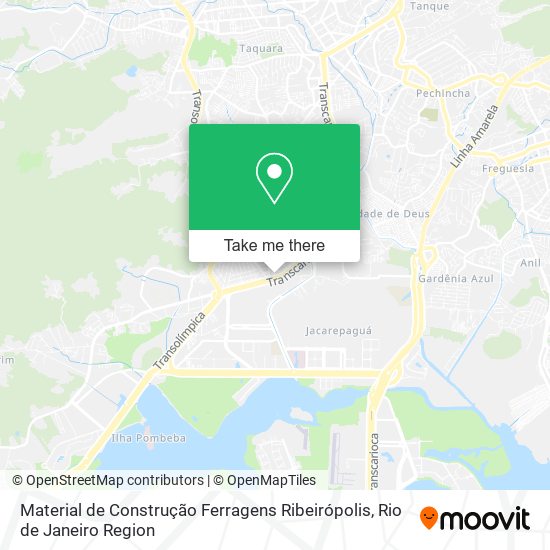 Material de Construção Ferragens Ribeirópolis map