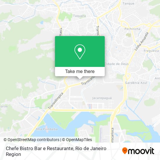 Chefe Bistro Bar e Restaurante map