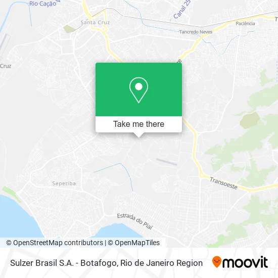 Sulzer Brasil S.A. - Botafogo map
