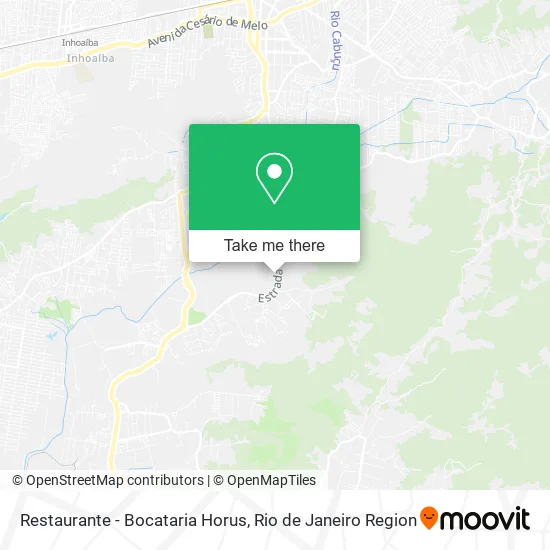 Restaurante - Bocataria Horus map