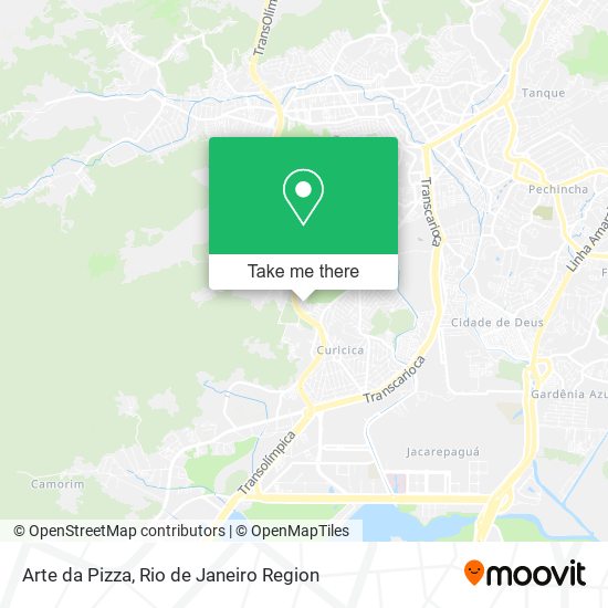 Mapa Arte da Pizza