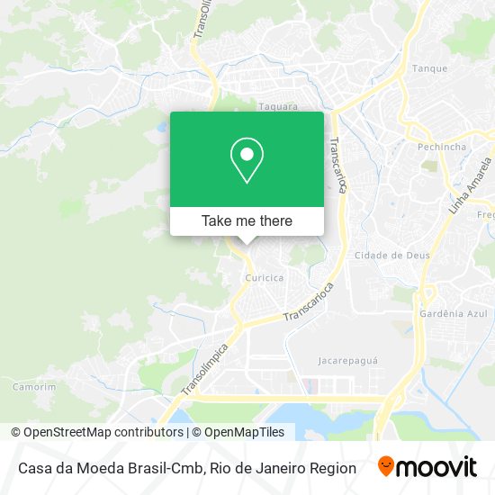 Casa da Moeda Brasil-Cmb map