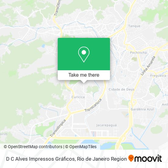 D C Alves Impressos Gráficos map