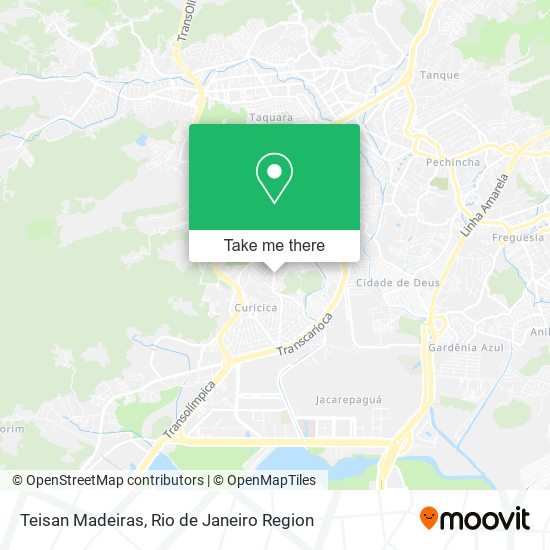 Mapa Teisan Madeiras