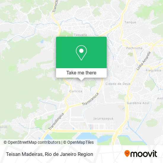 Teisan Madeiras map