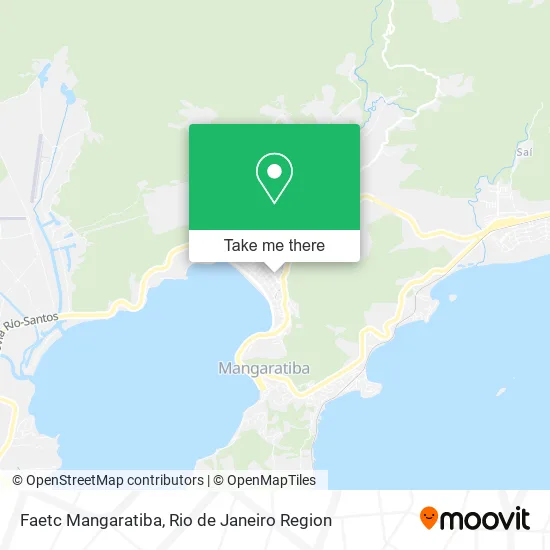 Faetc Mangaratiba map