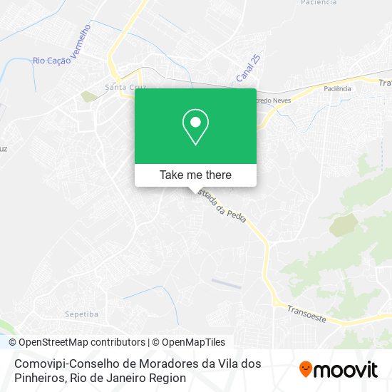 Comovipi-Conselho de Moradores da Vila dos Pinheiros map