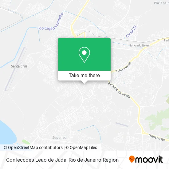 Confeccoes Leao de Juda map