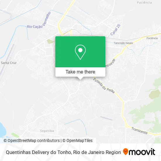 Quentinhas Delivery do Tonho map