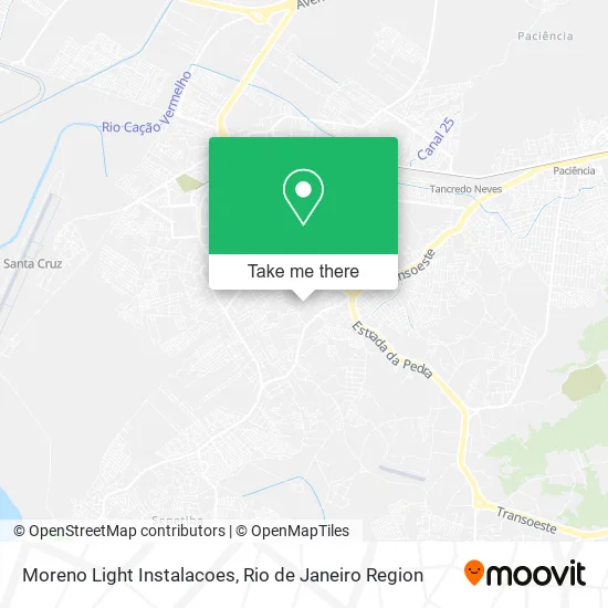 Moreno Light Instalacoes map
