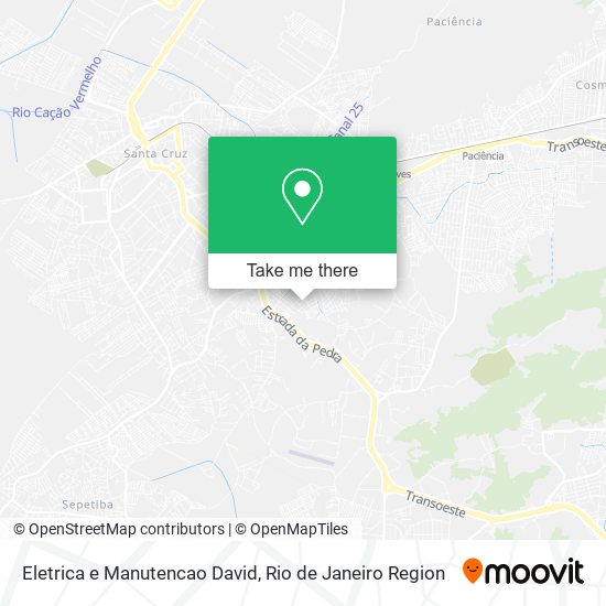 Eletrica e Manutencao David map