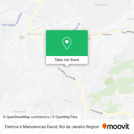 Eletrica e Manutencao David map