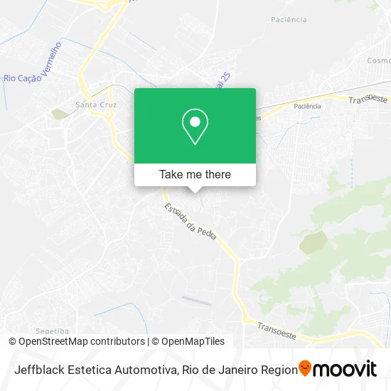 Jeffblack Estetica Automotiva map