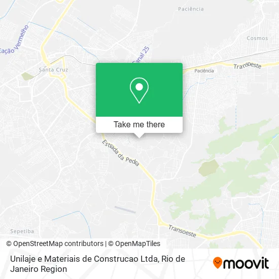 Unilaje e Materiais de Construcao Ltda map