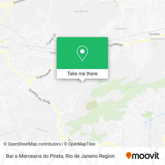 Bar e Mercearia do Pirata map