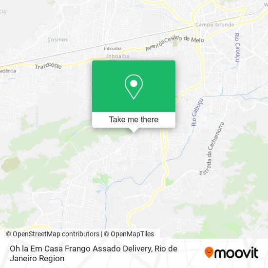 Mapa Oh la Em Casa Frango Assado Delivery