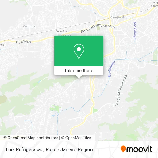 Luiz Refrigeracao map