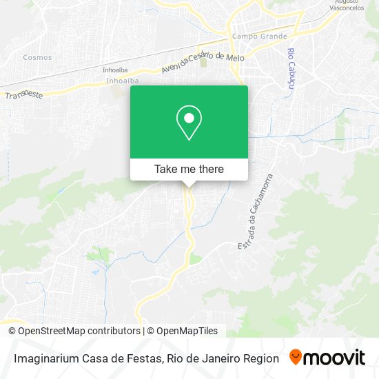 Imaginarium Casa de Festas map