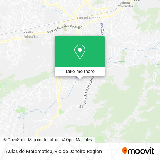 Aulas de Matemática map