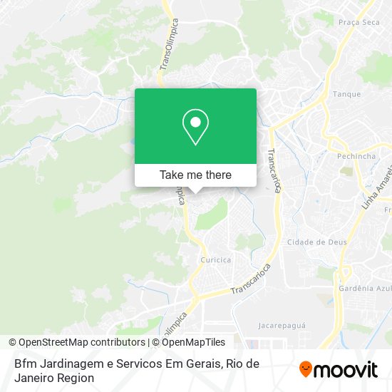 Mapa Bfm Jardinagem e Servicos Em Gerais