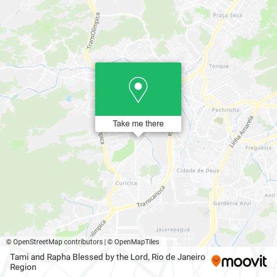 Tami and Rapha Blessed by the Lord map