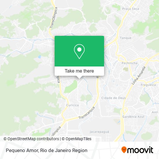 Pequeno Amor map