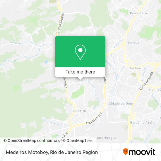 Medeiros Motoboy map