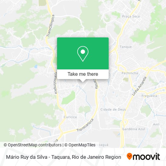 Mário Ruy da Silva - Taquara map