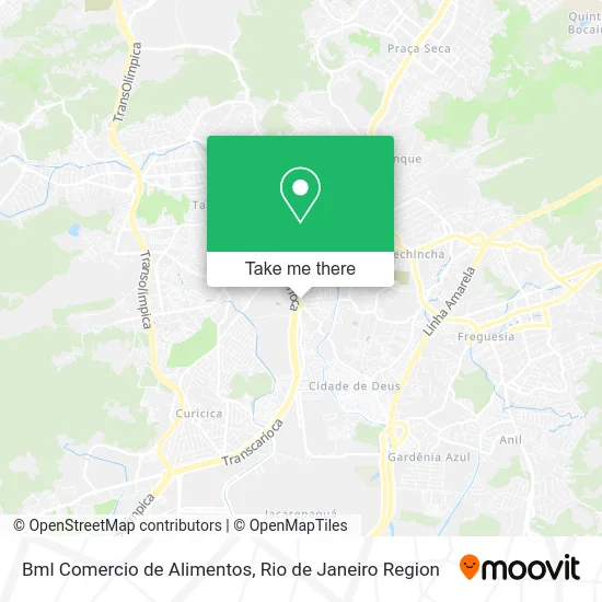 Bml Comercio de Alimentos map