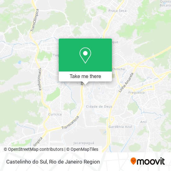 Castelinho do Sul map