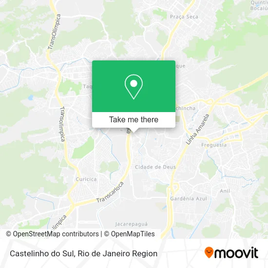 Castelinho do Sul map