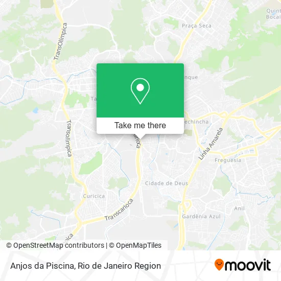 Anjos da Piscina map