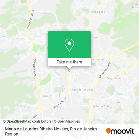 Maria de Lourdes Ribeiro Novaes map