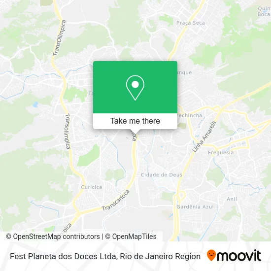 Fest Planeta dos Doces Ltda map