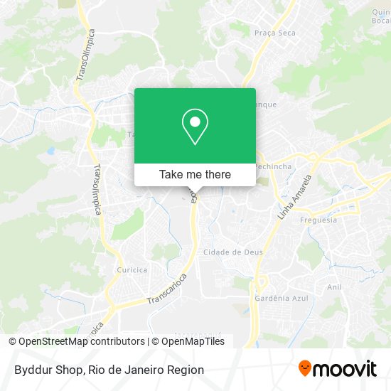 Byddur Shop map