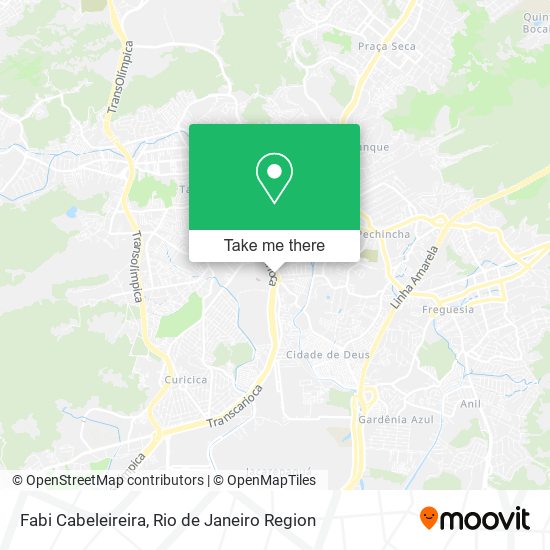 Mapa Fabi Cabeleireira