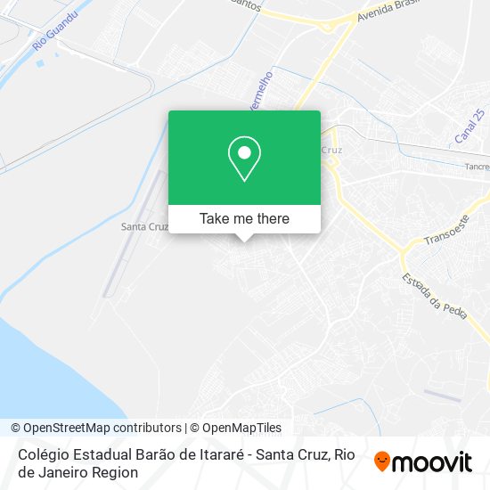 Colégio Estadual Barão de Itararé - Santa Cruz map