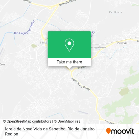 Igreja de Nova Vida de Sepetiba map
