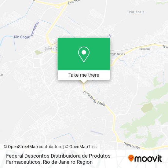 Mapa Federal Descontos Distribuidora de Produtos Farmaceuticos