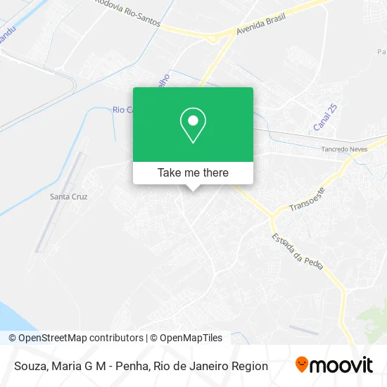 Souza, Maria G M - Penha map