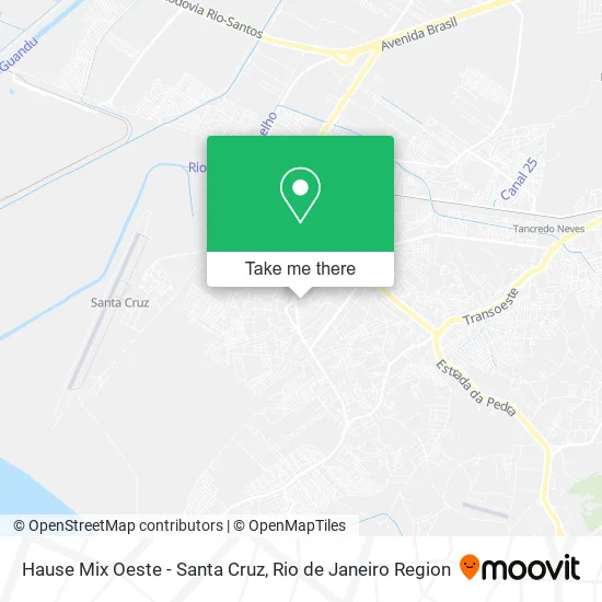 Hause Mix Oeste - Santa Cruz map