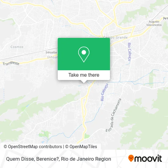 Quem Disse, Berenice? map