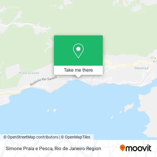 Simone Praia e Pesca map