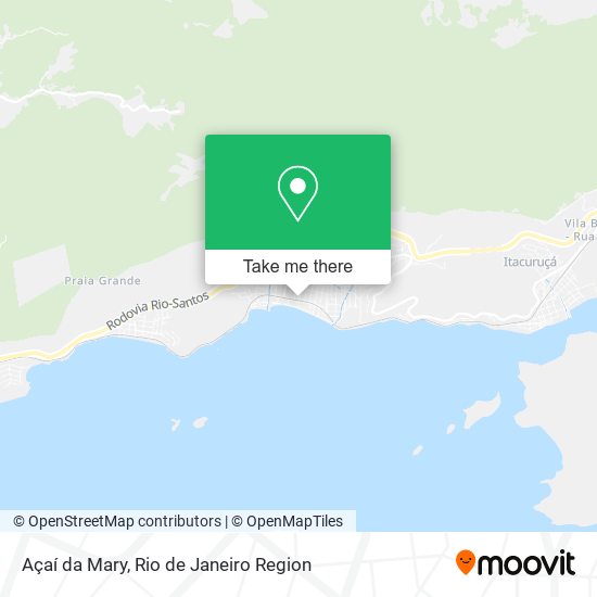 Açaí da Mary map