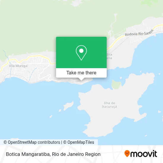 Botica Mangaratiba map