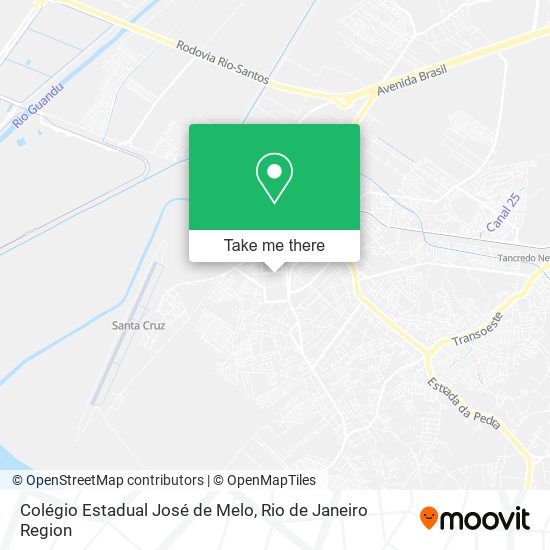 Mapa Colégio Estadual José de Melo