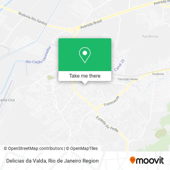 Delicias da Valda map