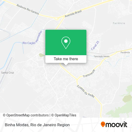 Binha Modas map