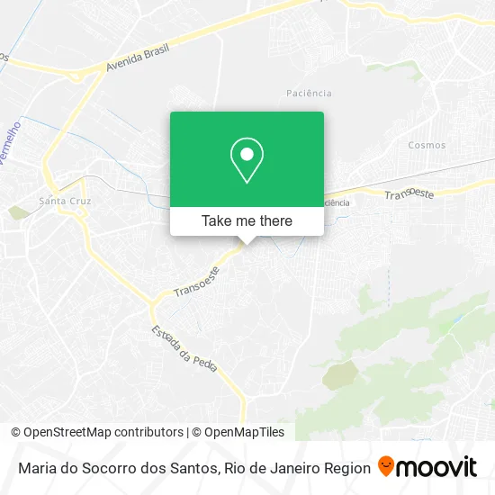 Maria do Socorro dos Santos map